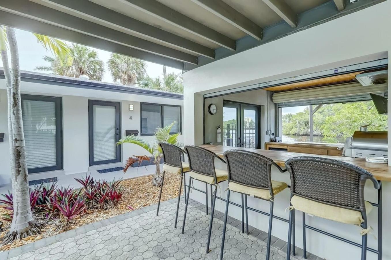 Waterfront Apartment Private Patio Pool Fort Lauderdale Exteriör bild