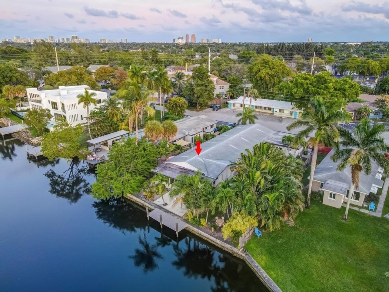 Waterfront Apartment Private Patio Pool Fort Lauderdale Exteriör bild