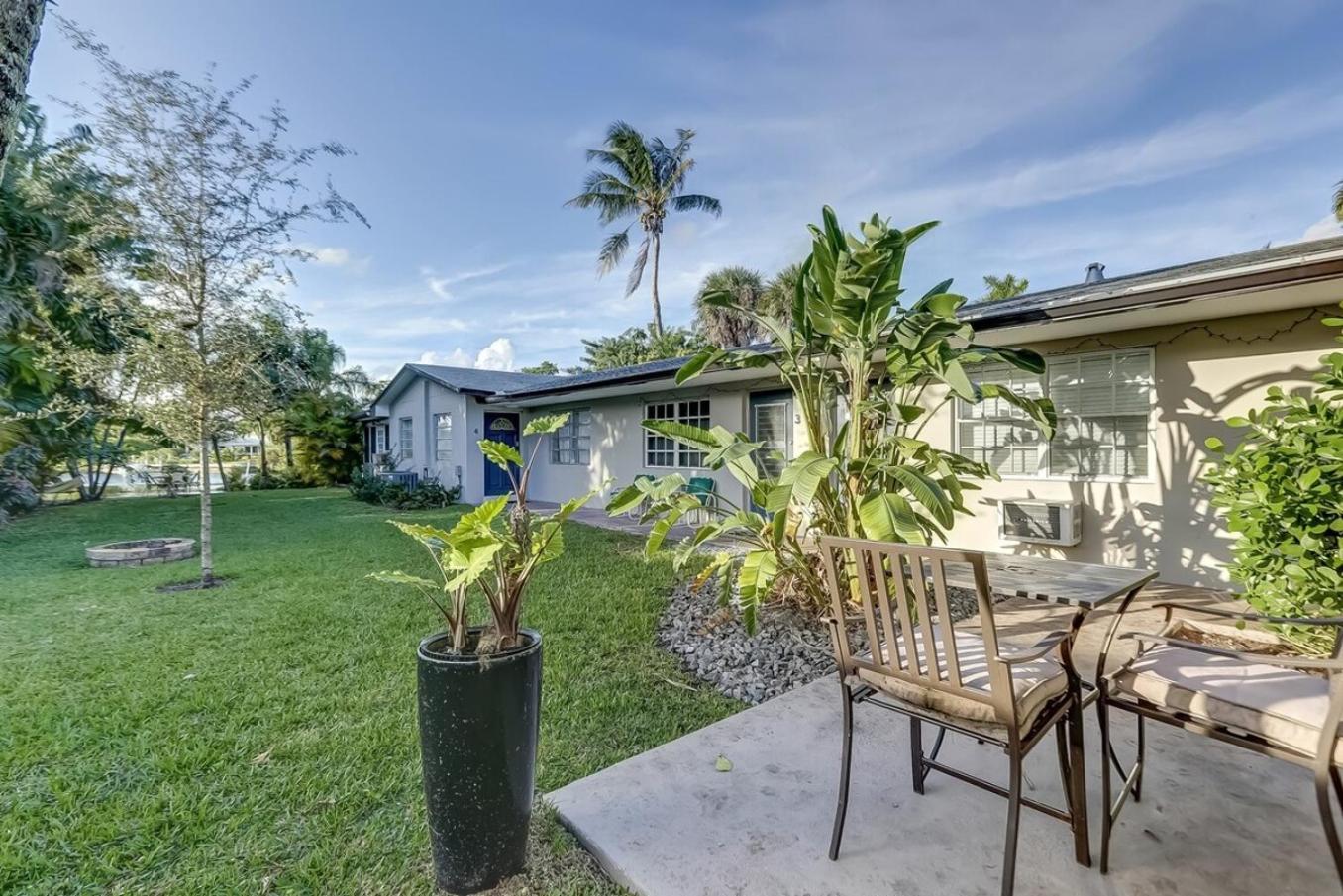 Waterfront Apartment Private Patio Pool Fort Lauderdale Exteriör bild
